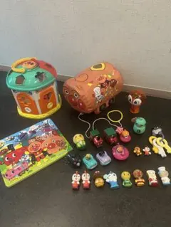 アンパンマン おもちゃまとめ売り　どこがあくかな？かぎパズル　育脳パズル