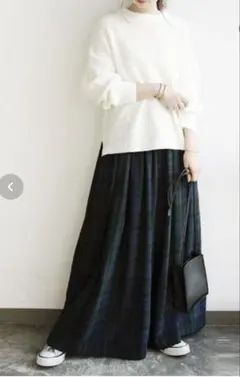 and it エミュラルemural ネルタックワイドパンツ