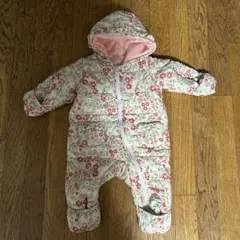 mia mail 花柄カバーオール80