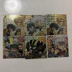 ヒロアカ ウエハースシール 6枚セット シークレット×2