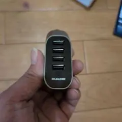 #ELECOM 4ポート USB充電器 #カー充電#Amazon売り切れ^o^