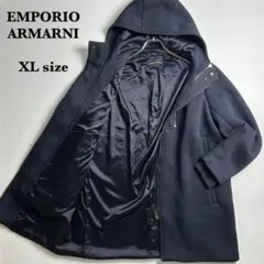 エンポリオアルマーニ フーデットコート ボンフィン ネイビー 防風防寒 XL