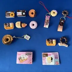 Mister Donut クリップ、ストラップ、マグネットセット