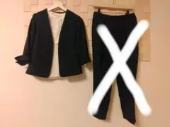 NATURAL BEAUTY BASIC ノーカラー七分袖 ジャケットのみ