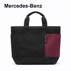 【新品未使用】メルセデスベンツ オリジナル トートバッグ ブラック×ボルドーのサムネイル