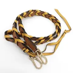 LOEWE　ロエベ　ブレイデッドショルダーストラップ　レザー編み込み