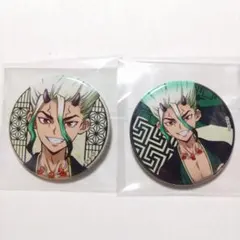 Dr.STONE　石神千空　缶バッジ　２個セット　百鬼夜行