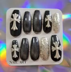 ネイルチップ ハンドメイド ロングバレリーナ