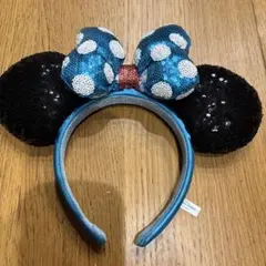 ミニーマウス風スパンコールヘアバンド
