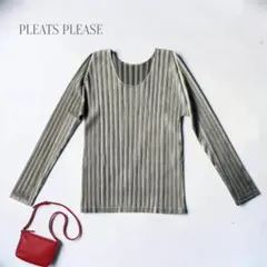 プリーツプリーズPLEATSPLEASE 半袖 トップス グレー - メルカリ