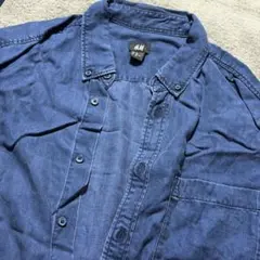 H&M 半袖デニムシャツ