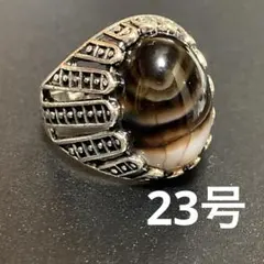 天然石 オニキス ヴィンテージ メキシカン ガレッジ シルバー メンズ リング