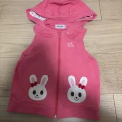 ミキハウス　100cm うさこ　ベスト