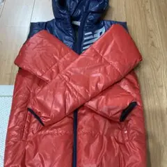 New Balance ダウンコート 赤/紺　160