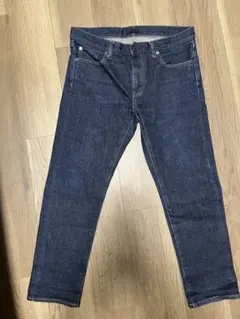 UNIQLO ユニクロ デニム　カイハラ　赤耳　セルビッジ　スリム　ストレート