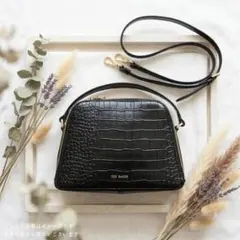 p*e様 TED BAKER　テッドベーカー　ショルダーバッグ　クロコ型押し　2のサムネイル