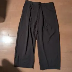 GU バレルレッグスラックス ダークブラウン XL