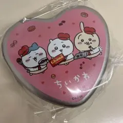 ちいかわ ロッテ コラボ 限定 ハート オリジナル缶 ちいかわ ハチワレ うさぎ