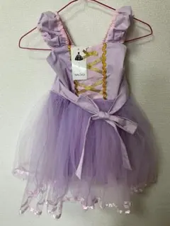 ラプンツェル風 ドレス 子供用 120cm コスプレ 衣装