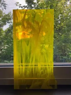 ➓ ステンドグラス ガラス板 （イエロー）