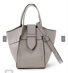 [GRL] 2way配色レザーショルダーバッグ