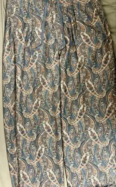 「ジャーナルスタンダード ペイズリー 総柄パンツ ワイド 春夏