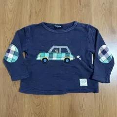 klädkåp kladskap 車刺繍 Tシャツ 90サイズ ネイビー