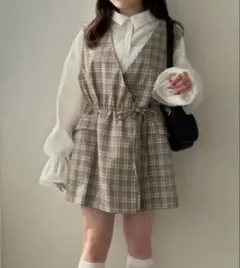 OLIVE des OLIVE セットアップ 新品 ウエストリボンジレショーパン