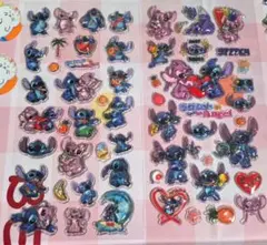 ボンボンドロップ ぷくぷくシール スティッチ 2 枚！！☆