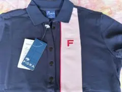 FIDRA ポロシャツ ネイビー ピンク Lサイズ 新品のサムネイル