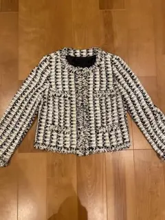 【最終価格】TO BE CHICノーカラージャケット グレンチェック ノーカラージャケット(ジャケット)｜TO BE CHIC(トゥー