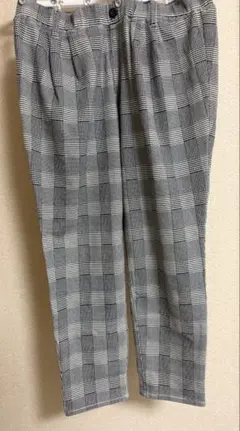 中古　チェック柄 3L カジュアルパンツ