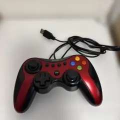 エレコム ゲームパッド JC-U3613MRD レッド 動作未確認のサムネイル