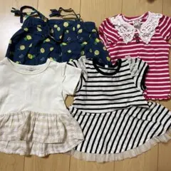 女の子キッズ服 トップス 4点セット 80cm