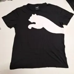 PUMA プーマ ビッグロゴ Tシャツ ブラック L