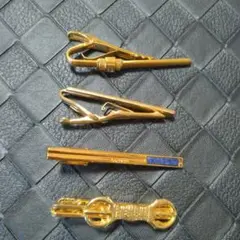 ブランドネクタイピン4本セット　ヴィンテージ