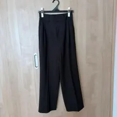 ブラック ワイドパンツ イージーパンツ