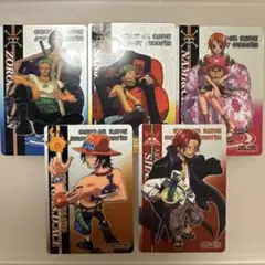 グミカード 海賊王ワンピース ONE PIECE カード 5枚セット - メルカリ