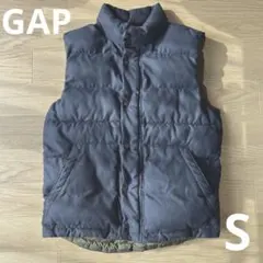 【GAP】 メンズ　ダウンベスト　防寒着　　ネイビー　S