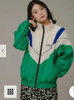 【試着のみ】ユニセックス☆サニーレーベル☆GEM 　ナイロントラックジャケット