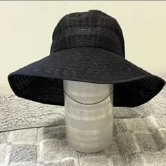★【美品】日本製 maxim (マキシン) ハット帽子/黒ブラック/57cm