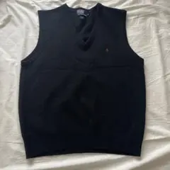 Polo by Ralph Lauren ブラック Vネックニットベスト