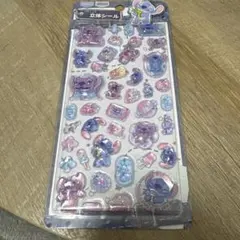 スティッチ 立体シール シート1枚