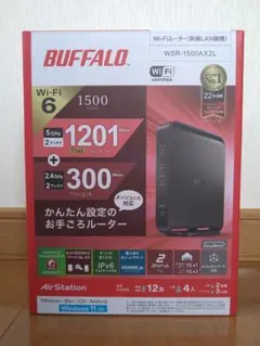 BUFFALO Wi-Fiルーター WSR-1500AX2L バッファローのサムネイル