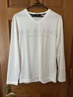 美品　BLACK LABEL CRESTBRIDGE Vネック長袖シャツ M