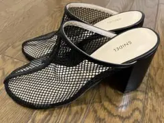 SNIDEL メッシュサンダル ブラック Lサイズのサムネイル