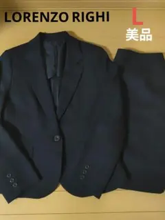 スーツ　レディース　Ｌ　11号　美品　スカートスーツ　リクルート　就活　黒