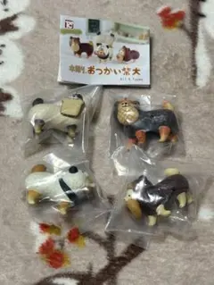 木彫りのおつかい柴犬　コンプリートセット