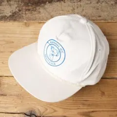 80s90s USA MANDEL JCC コットンキャップ ホワイト ss93のサムネイル