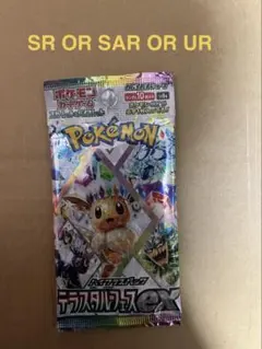 テラスタルフェスexパック 未開封 1パックの発送です。